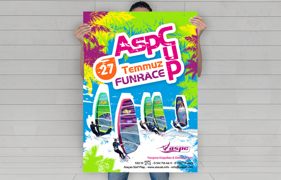 Alacati Surf School Event Poster